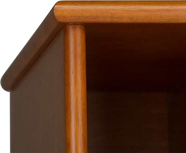 Solid Hardwood Bookcase, Mid Century Modern, 64 x 22"